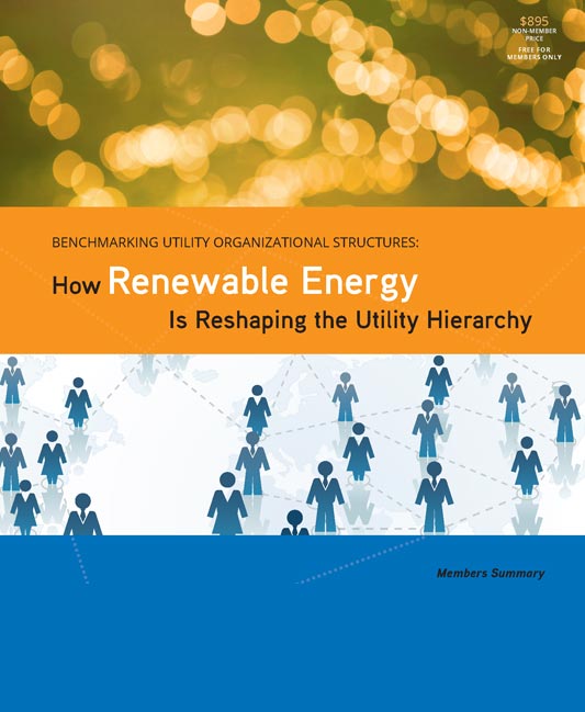 Benchmarking Utility Organizational Structures: How renewable energy is reshaping the utility hierarchy