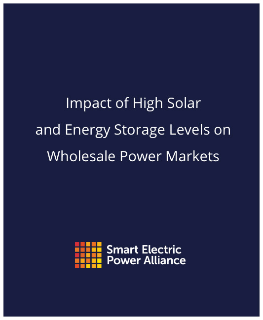 Impact of High Solar and Energy Storage Levels on Wholesale Power Markets