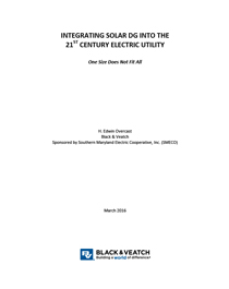 Integrating Solar DG into the 21st Century Electric Utility