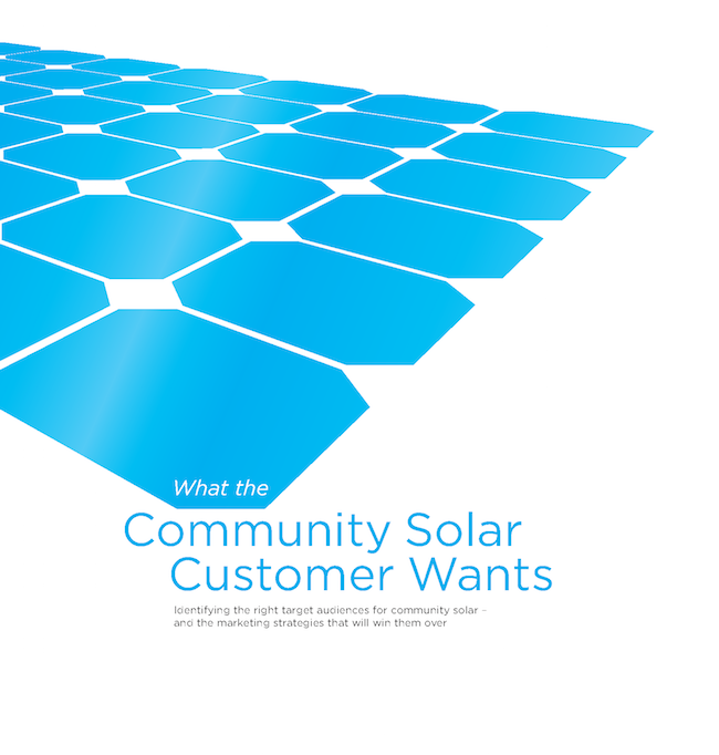 What the Community Solar Customer Wants