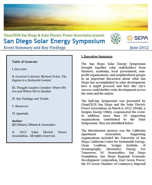 San Diego Solar Energy Symposium