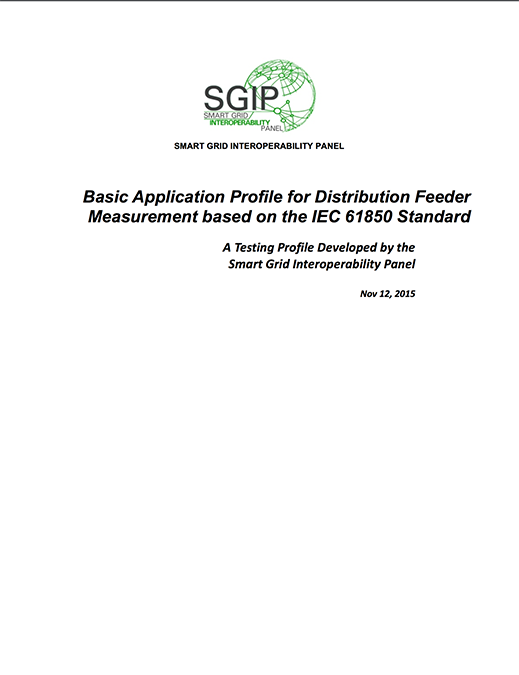 Basic Application Profile for Distribution Feeder Measurement Based on the IEC 61850 Standard