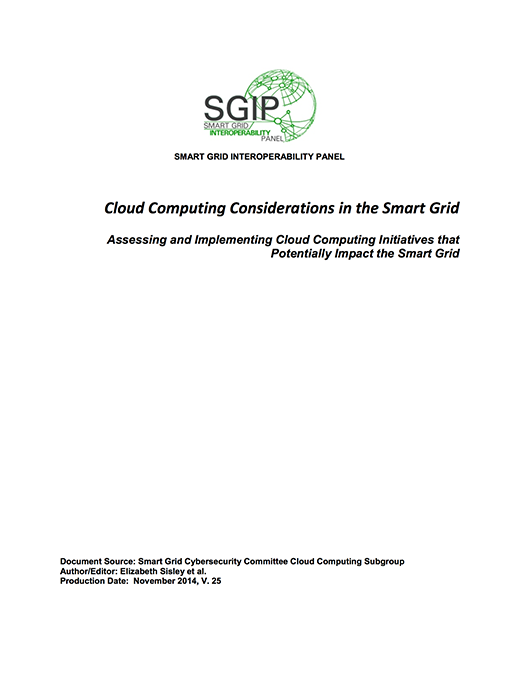 Cloud Computing Considerations in the Smart Grid