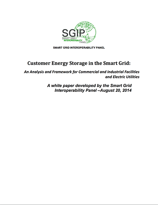 Customer Energy Storage in the Smart Grid