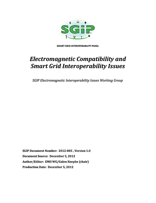 Electromagnetic Compatibility and Smart Grid Interoperability Issues
