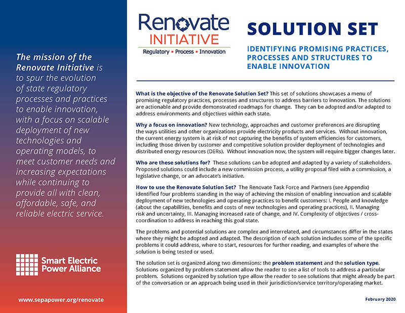 Renovate Solution Set