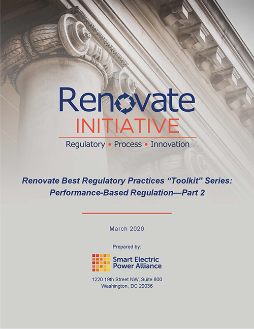 Renovate Best Regulatory Practice “Toolkit” Series: Performance-Based Regulation – Part 2
