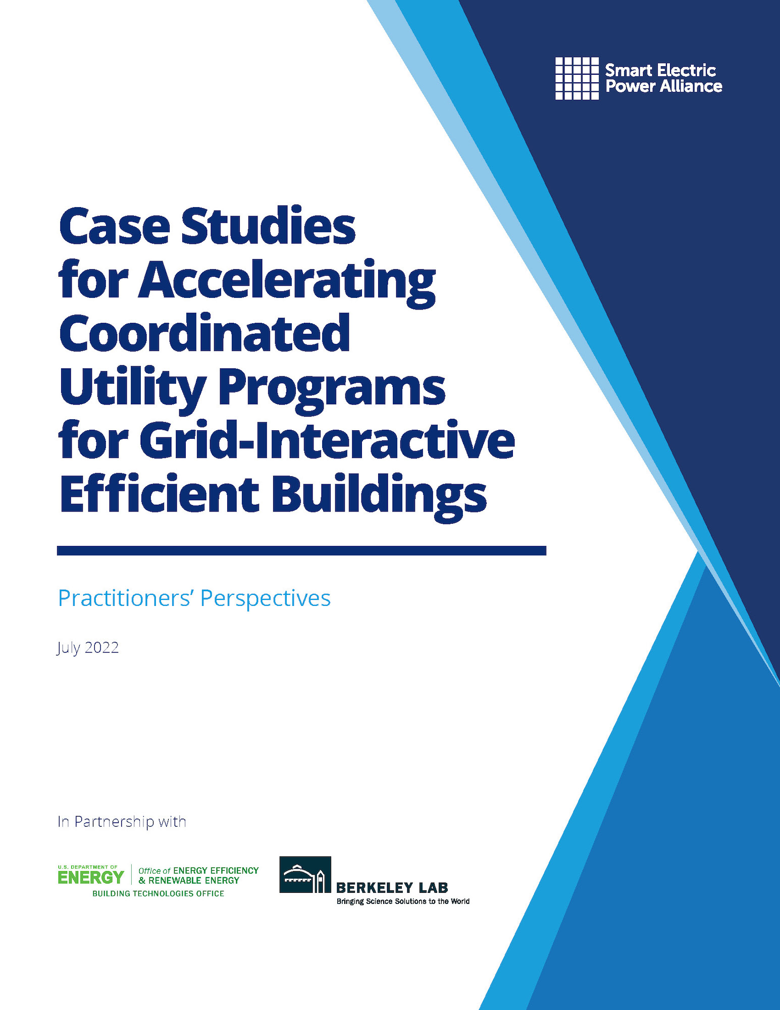 Case Studies for Accelerating Coordinated Utility Program for Grid-Interactive Efficient Buildings