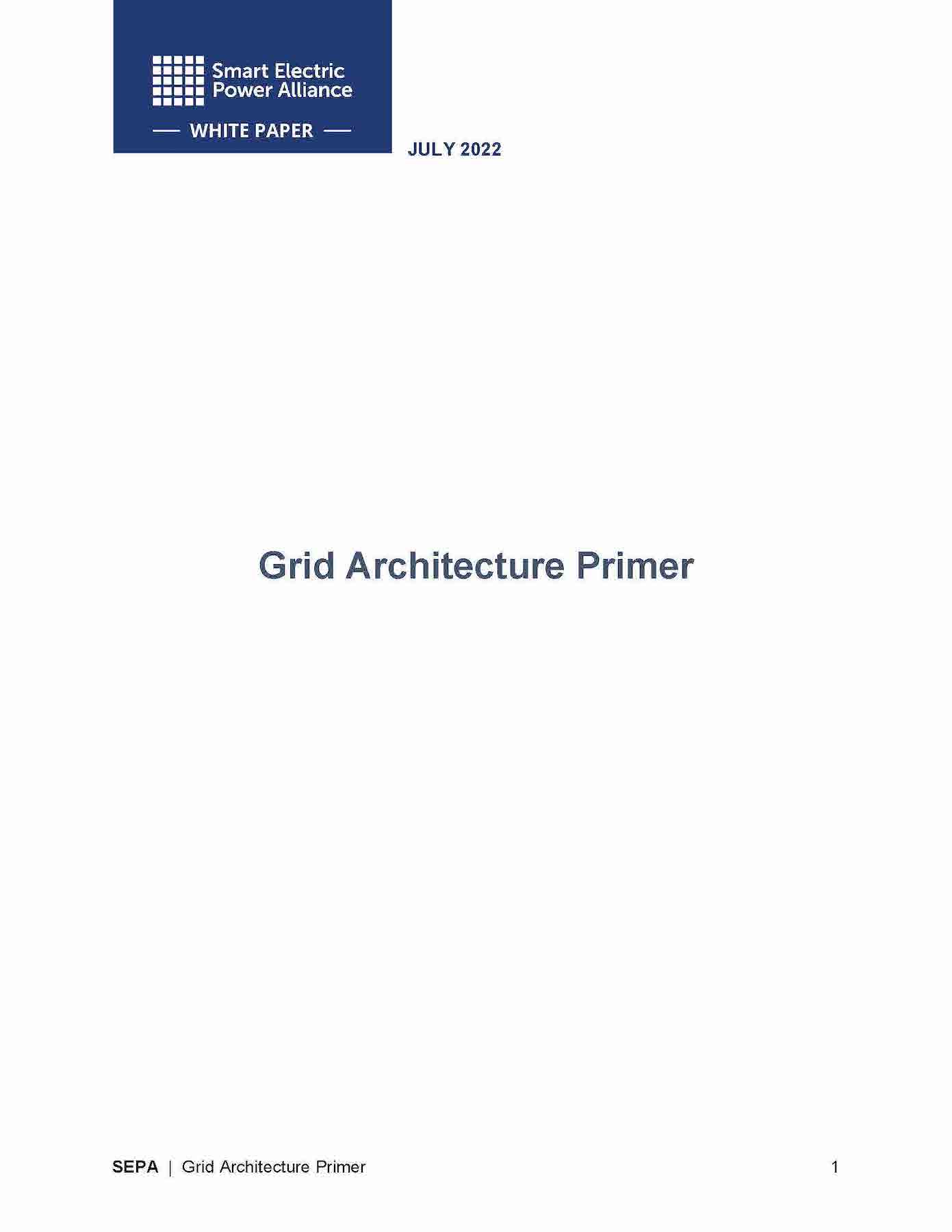 Grid Architecture Primer