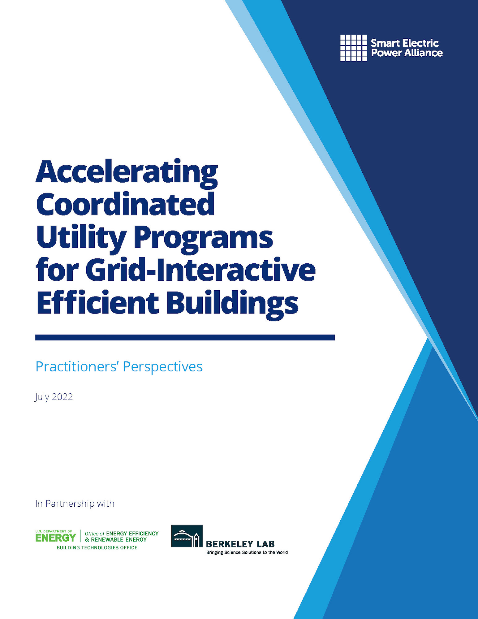 Accelerating Coordinated Utility Programs for Grid-Interactive Efficient Buildings: Practitioners’ Perspectives