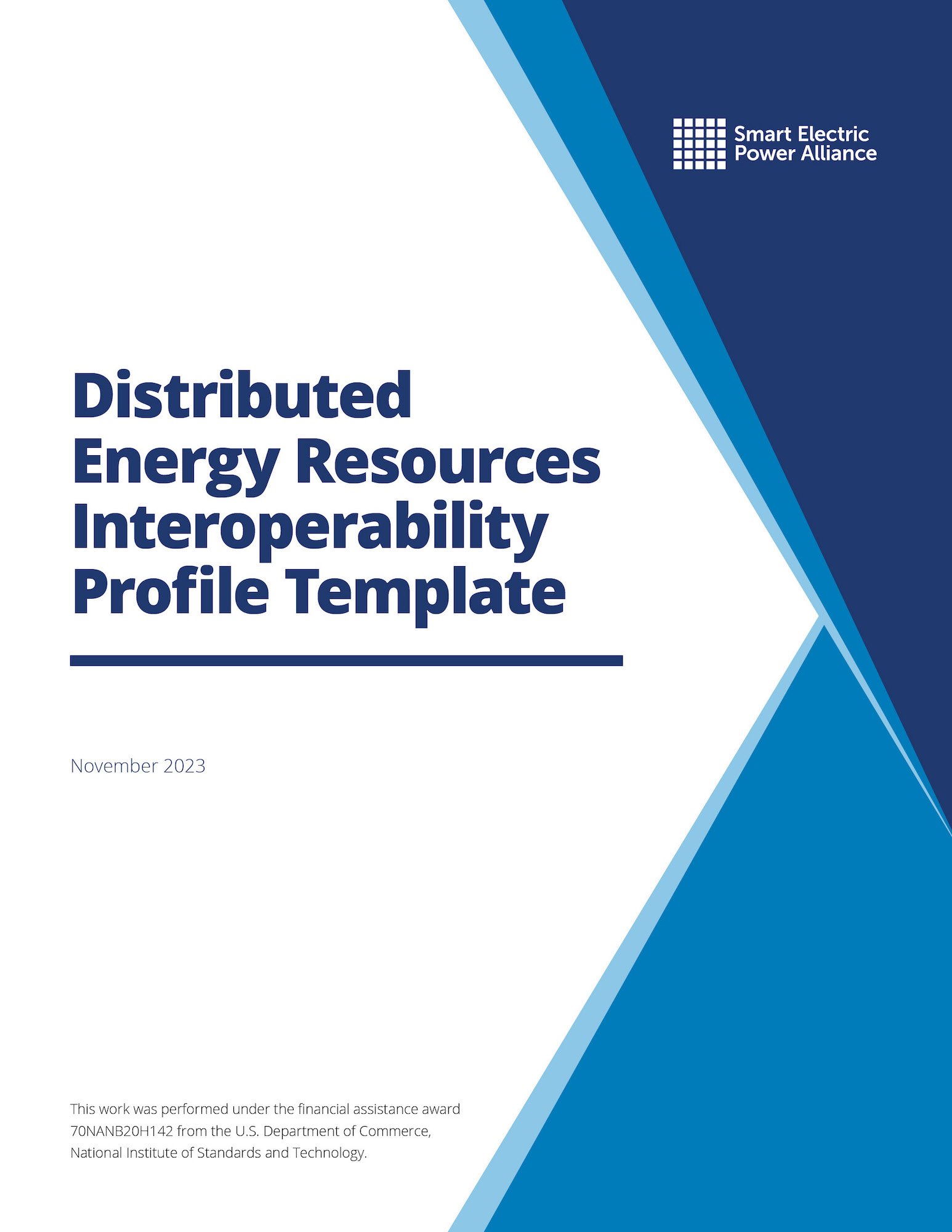 Distributed Energy Resources Interoperability Profile Template
